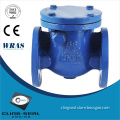 din standard ductile iron flanged end swing check valve